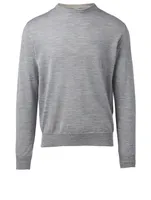 Wool And Silk Long-Sleeve Sweater