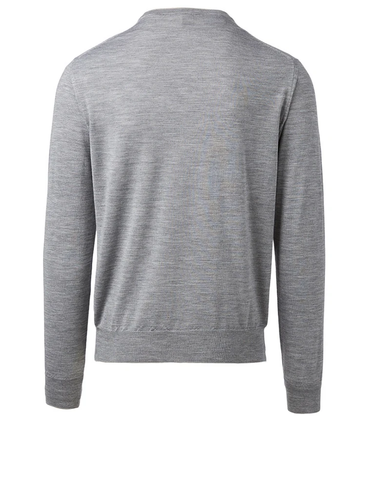 Wool And Silk Long-Sleeve Sweater