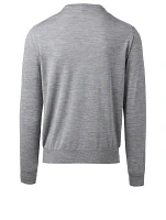 Wool And Silk Long-Sleeve Sweater