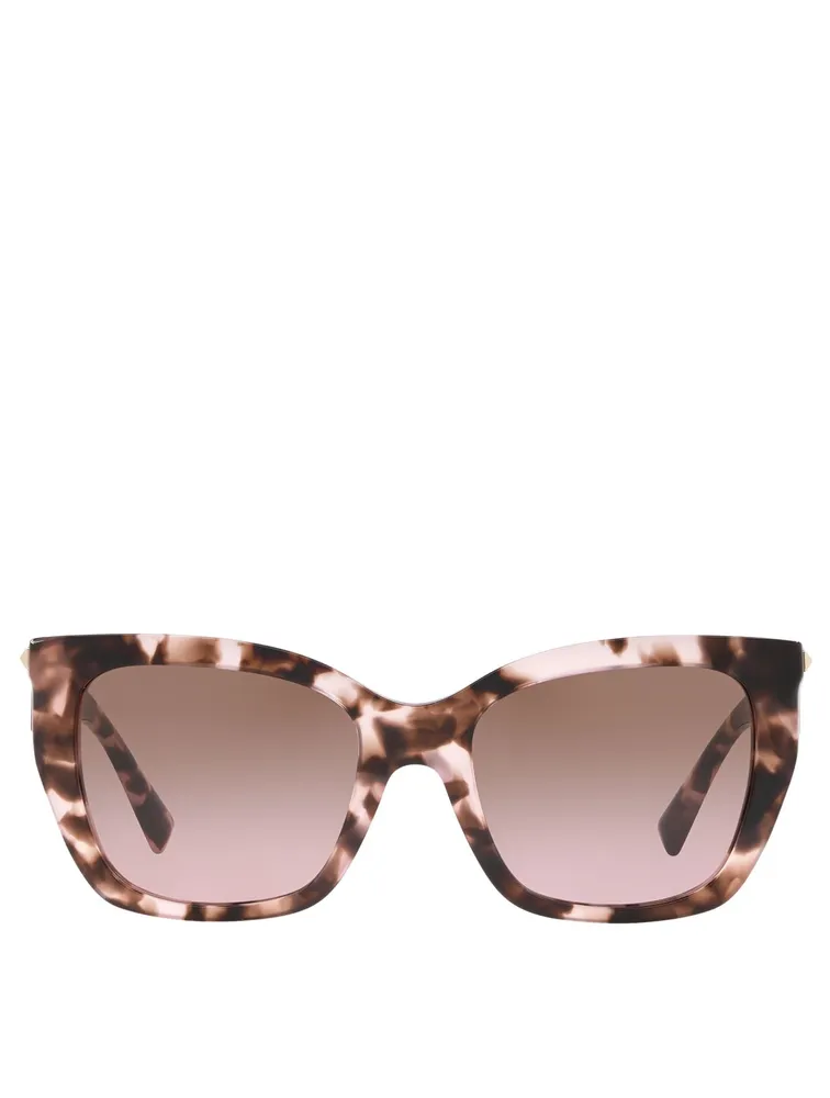 Square Sunglasses With Studs