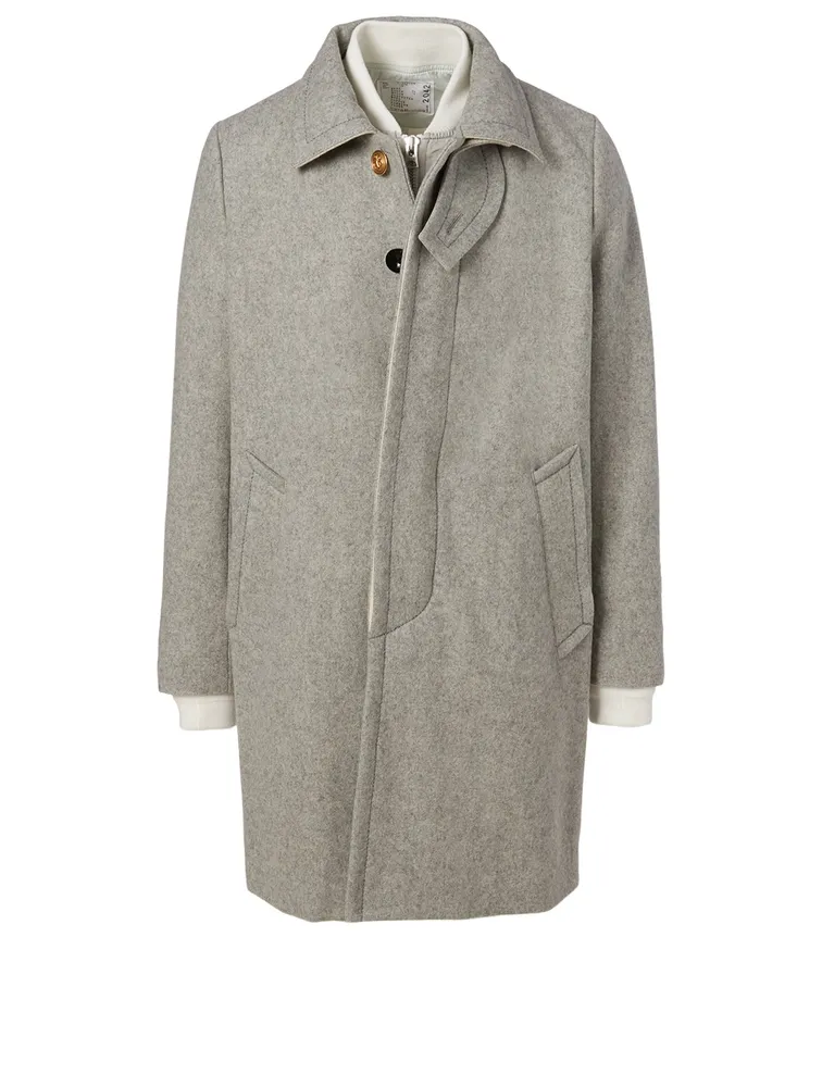 Melton Wool Coat