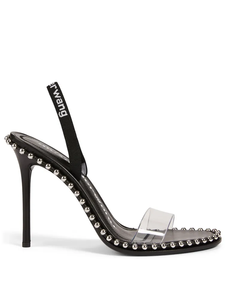 Nova PVC Slingback Heeled Sandals