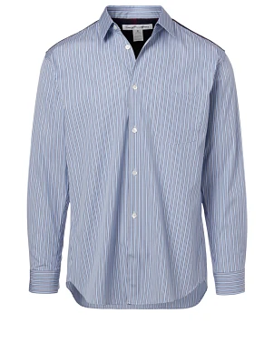 Cotton Shirt In Stripe Print