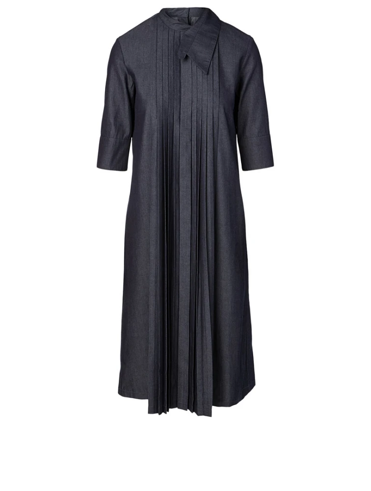 Chambray Midi Dress