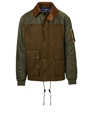 Cotton Drawstring Coat