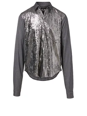 Velour Foil Shirt
