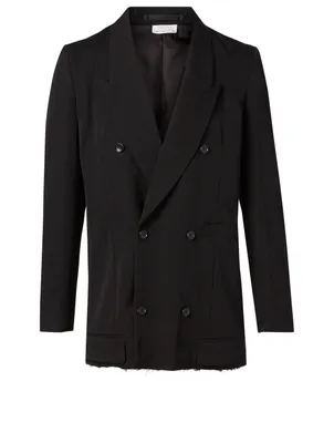 Wool Double-Breasted Jacket