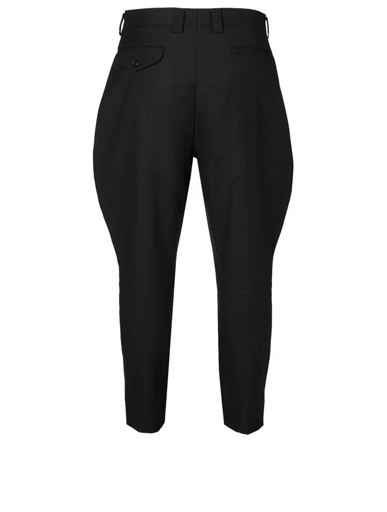 Wool Cropped Pants