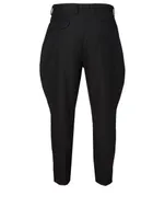 Wool Cropped Pants