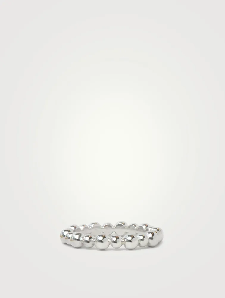 Dew Drop 14K White Gold Band