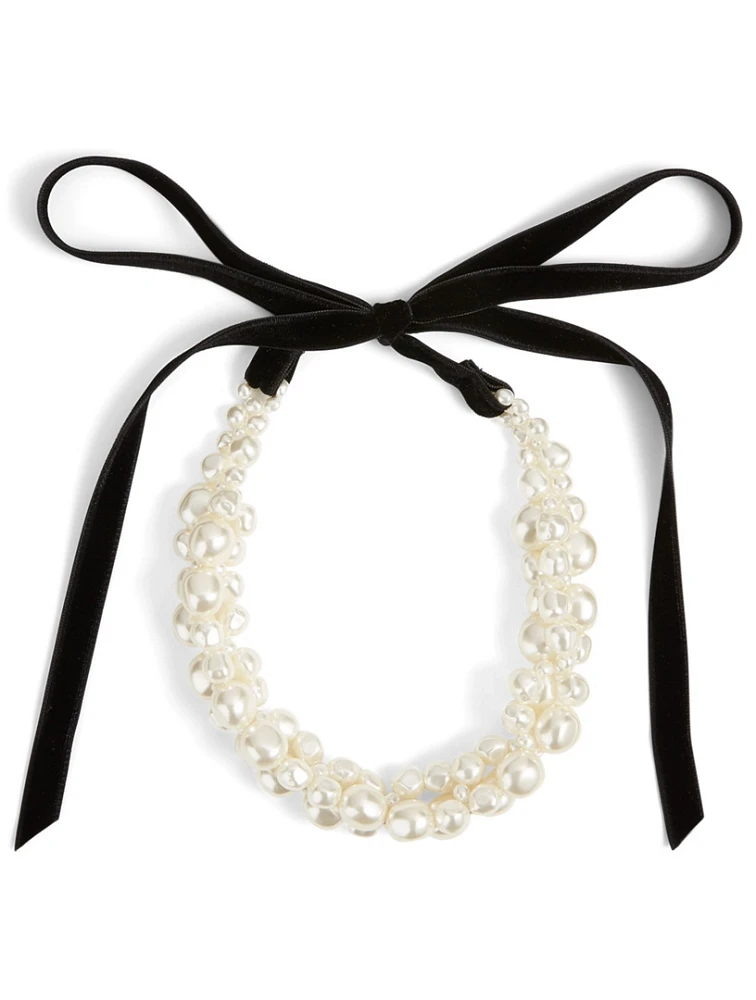 Baroque Faux Pearl Necklace