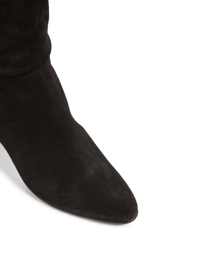 Shushanhi Suede Heeled Knee-High Boots
