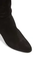 Shushanhi Suede Heeled Knee-High Boots