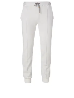 Cotton-Blend Jogger Pants