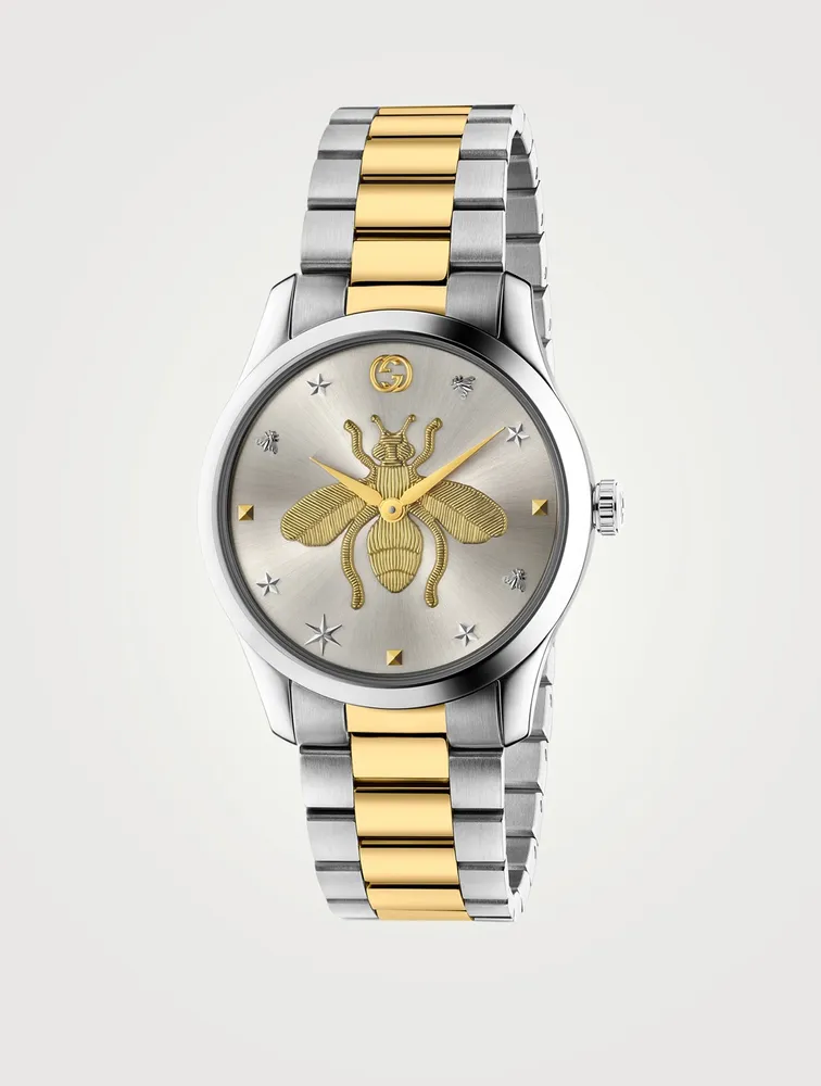 G-Timeless Two-Tone Steel Bracelet Watch