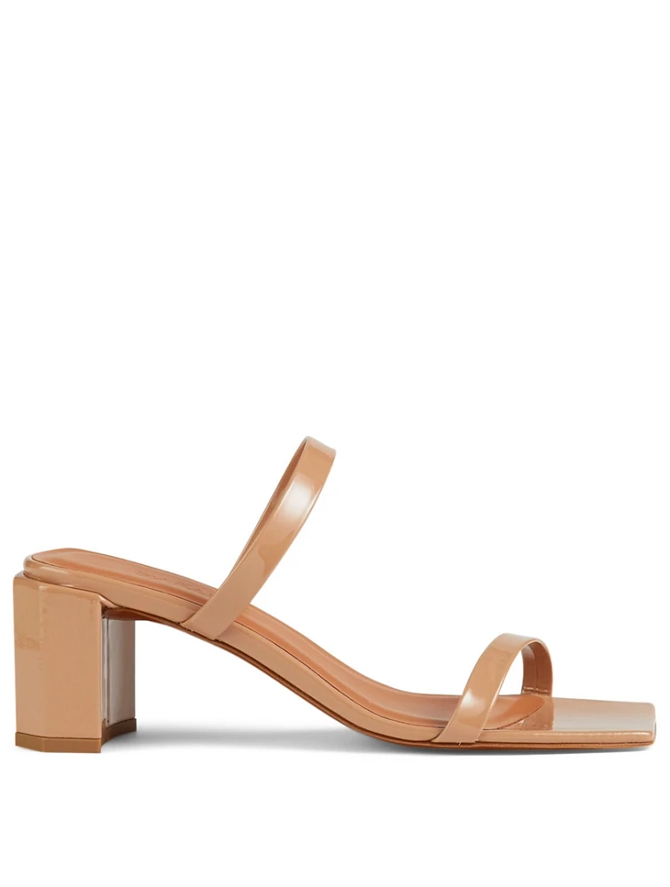 Tanya Patent Leather Heeled Sandals