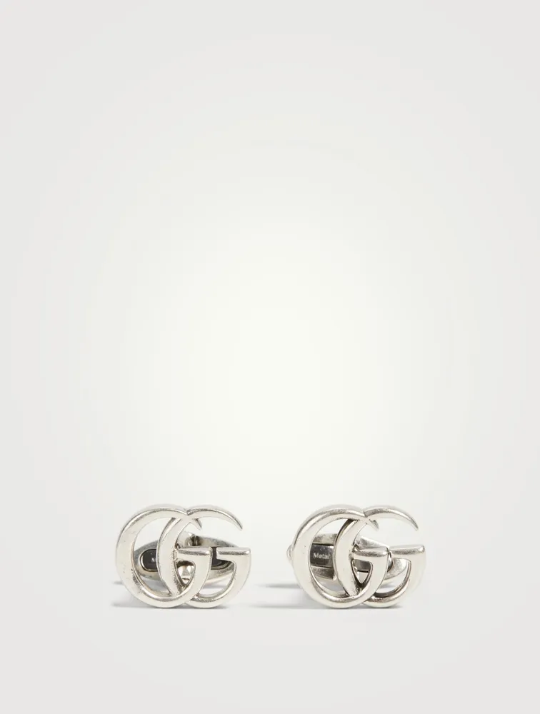 Double G Silver Cufflinks
