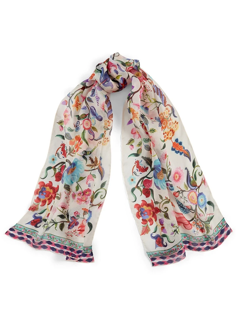 Tree of Life Silk Scarf