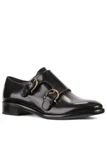 Claude Leather Double-Monk Strap Shoes