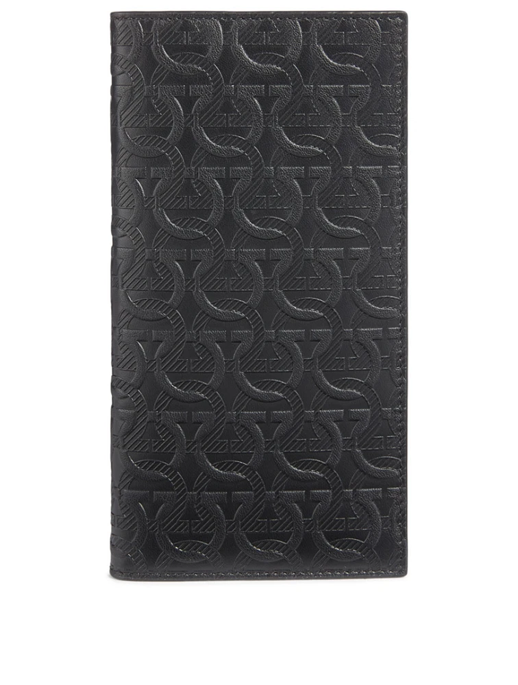 Gancini Leather Organizer Wallet