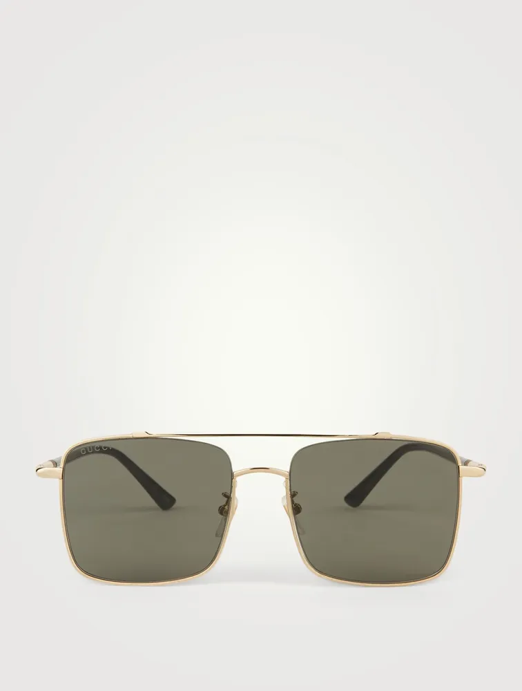 Square Aviator Sunglasses