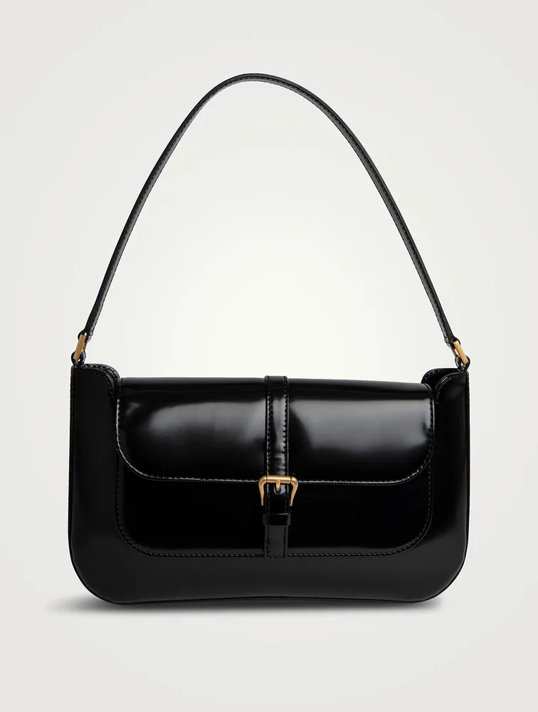 Miranda Semi Patent Leather Shoulder Bag