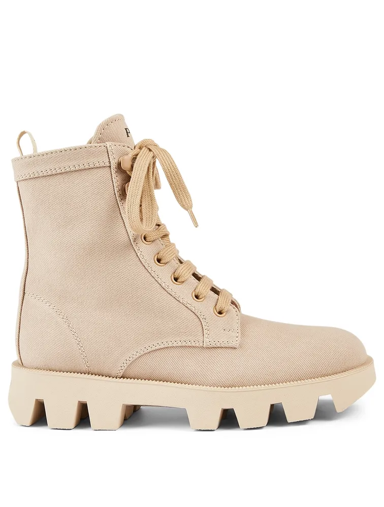 Canvas Combat Boots