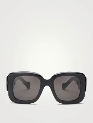 Square Sunglasses With Logo