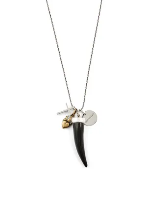 Multi Charm Pendant Necklace