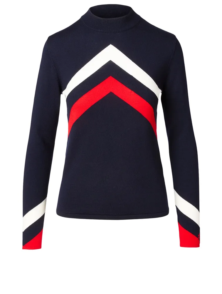 Wool Chevron Sweater