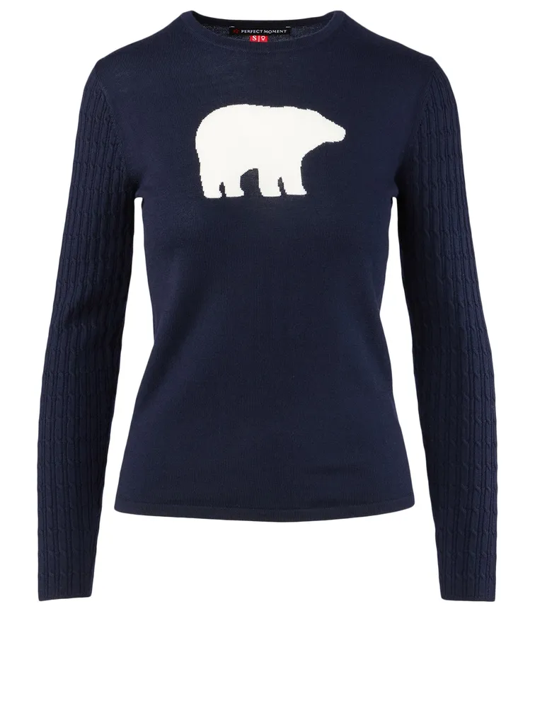 Wool Bear Crewneck Sweater