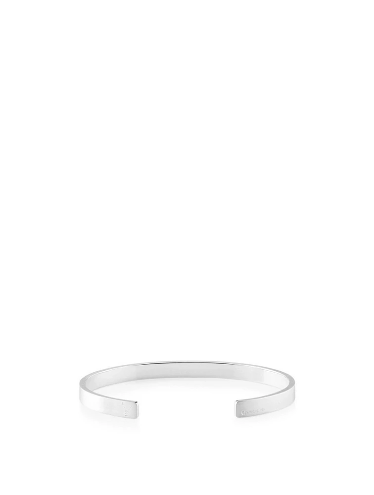 15g Brushed Sterling Silver Ribbon Bracelet
