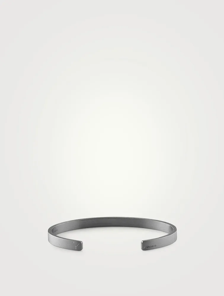15g Brushed Sterling Silver Ribbon Bracelet