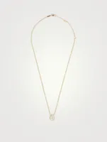 Serpent Bohème Gold Necklace With Mother Of Pearl