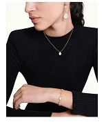 Serpent Bohème Gold Necklace With Mother Of Pearl