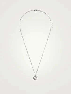 Interlocking G Silver Pendant Necklace