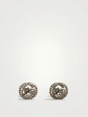 Interlocking G Silver Cufflinks
