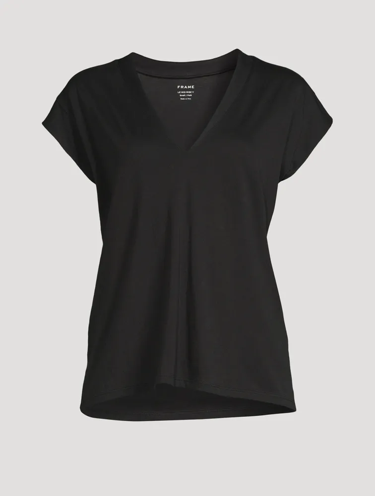 Le Mid Rise V-Neck T-Shirt