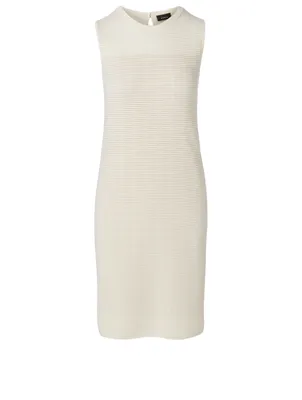 Wool And Silk Sleeveless Dress