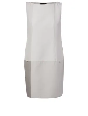 Cotton And Silk Shift Dress