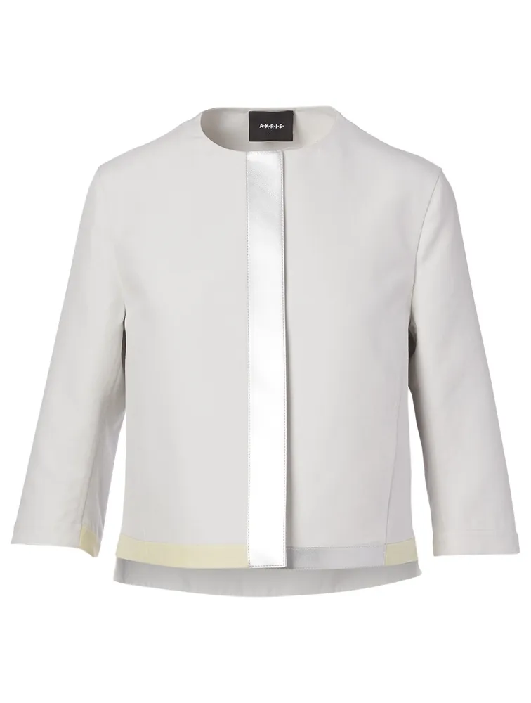 Cotton And Silk Short Jacket
