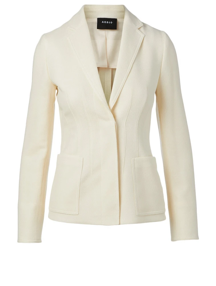 Freia Wool-Blend Blazer