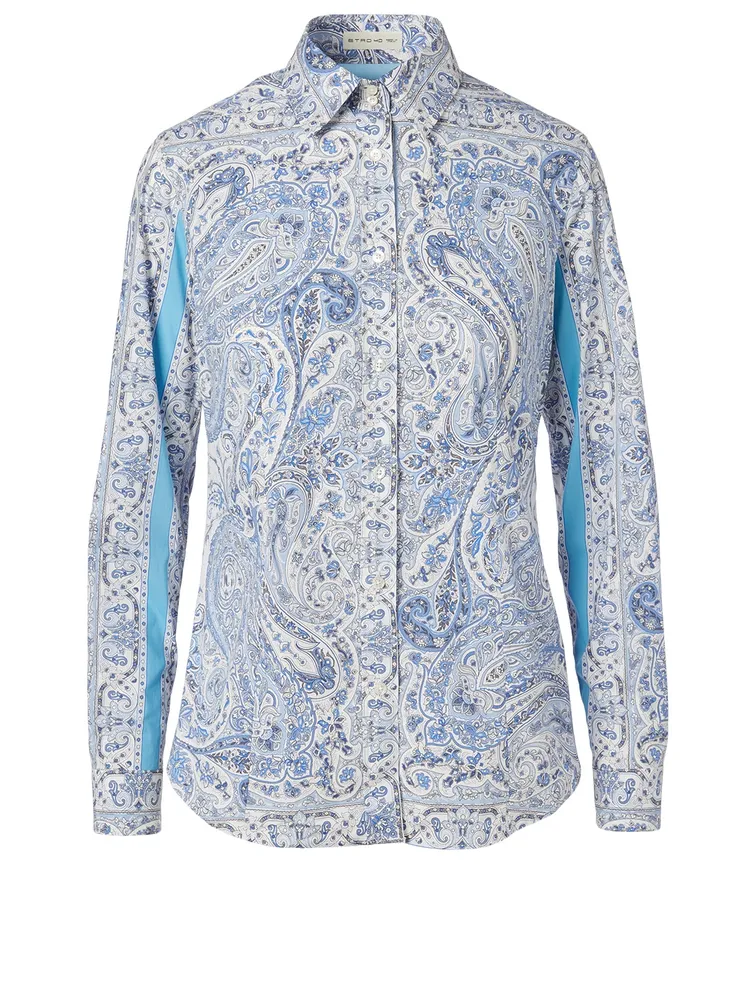 Cotton Shirt Paisley Print