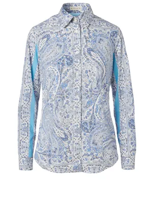 Cotton Shirt Paisley Print