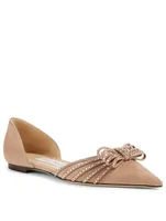 Kaitence Suede D'Orsay Flats