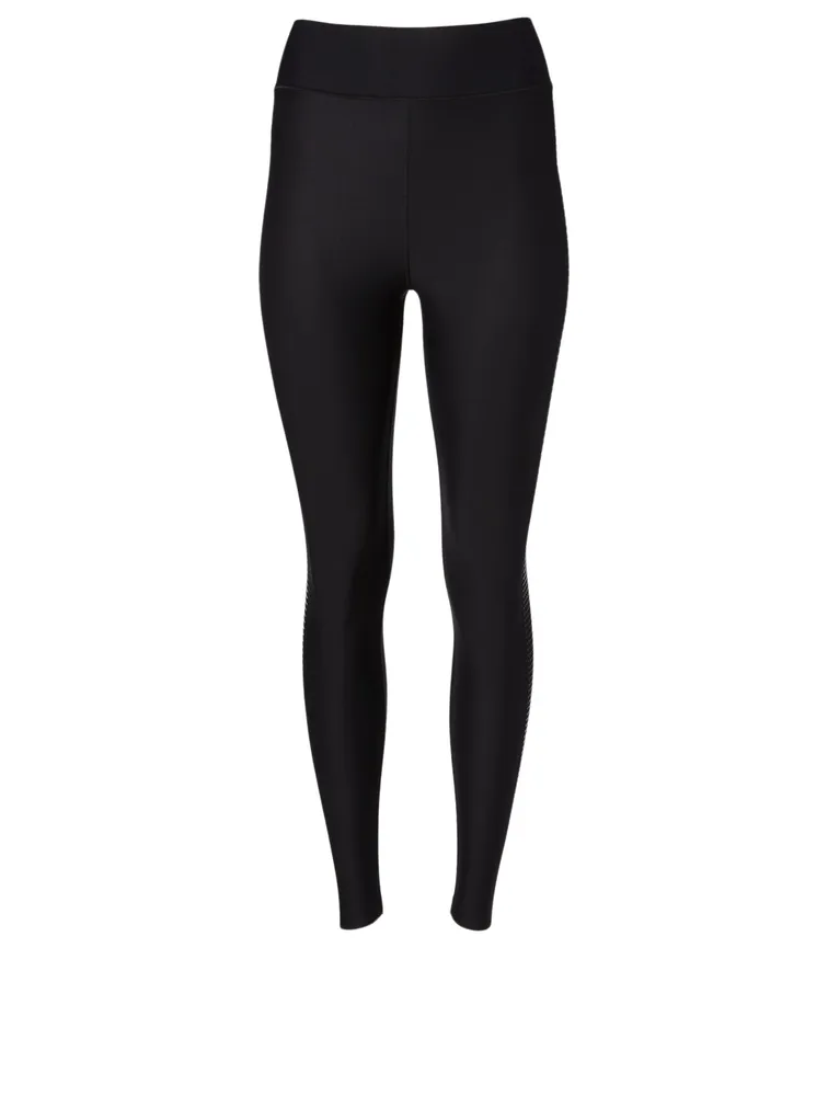 Ultra High-Waisted Leggings With Mini Star Stripes