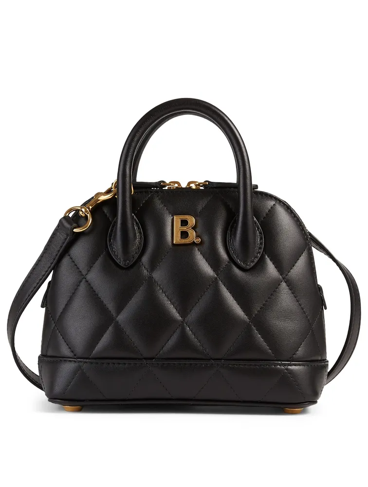XXS Ville Leather Top Handle Bag With Logo