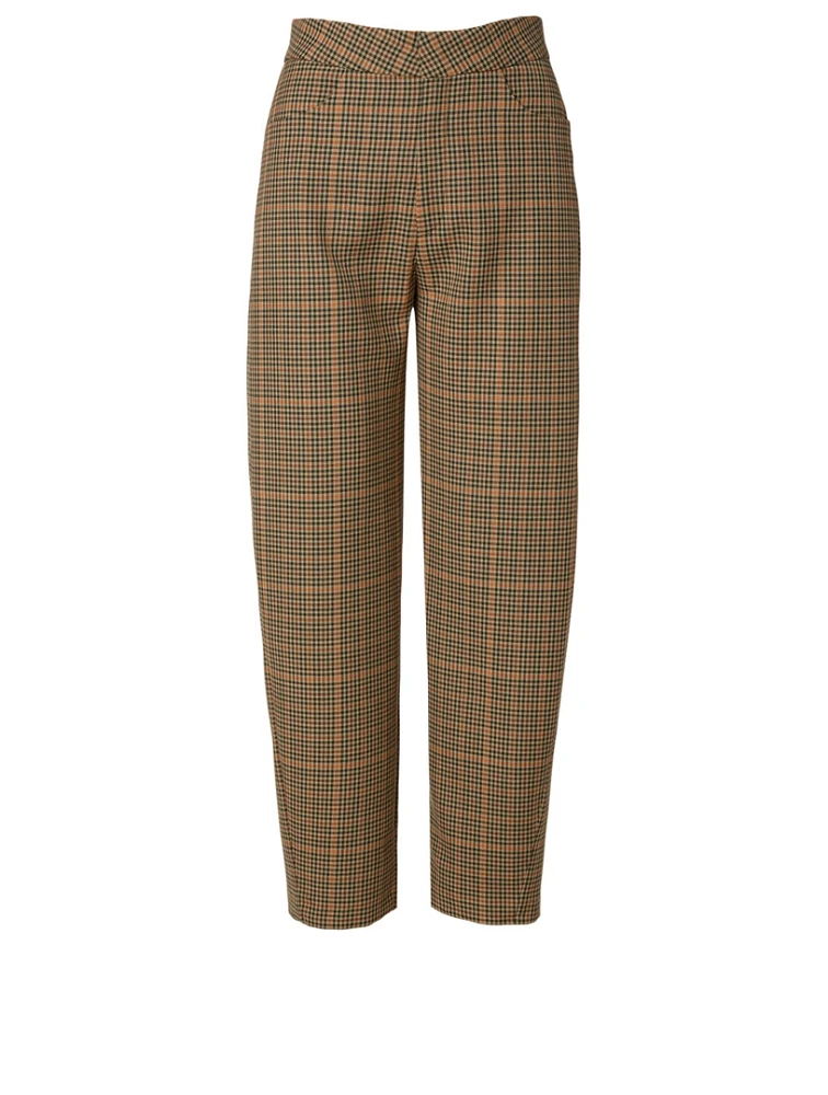 Novara Pants Check Print