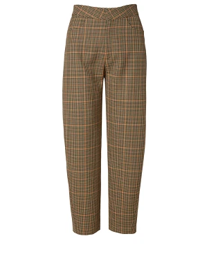 Novara Pants Check Print