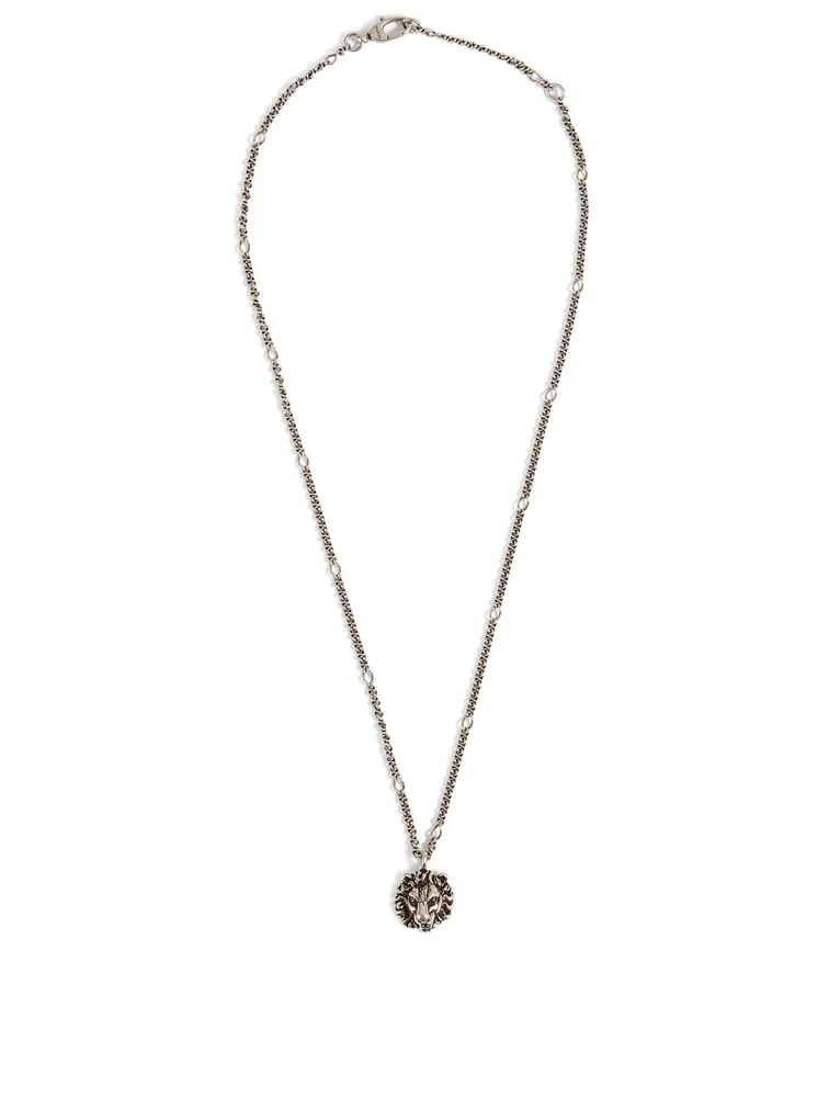 Lion Pendant Necklace